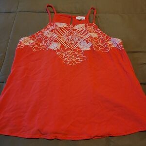 Love on a Hanger Floral Embroidered Tank Top